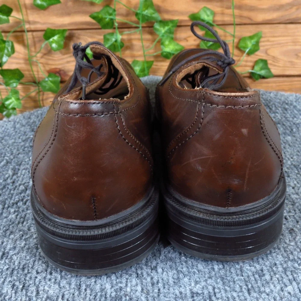Bostonian 24856 Men Oxford Shoes 11.5 Dress Office Formal Brown Leather